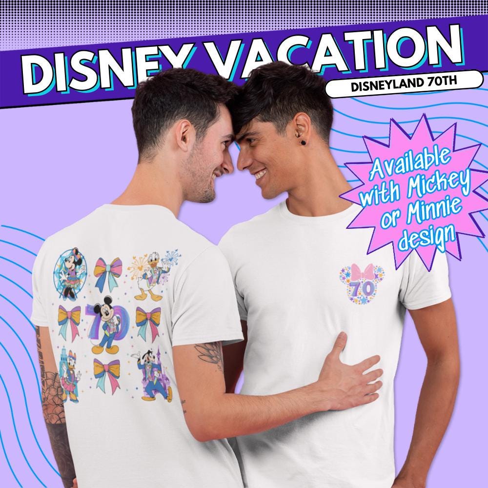 Disneyland 70th birthday shirt - Etsy 日本