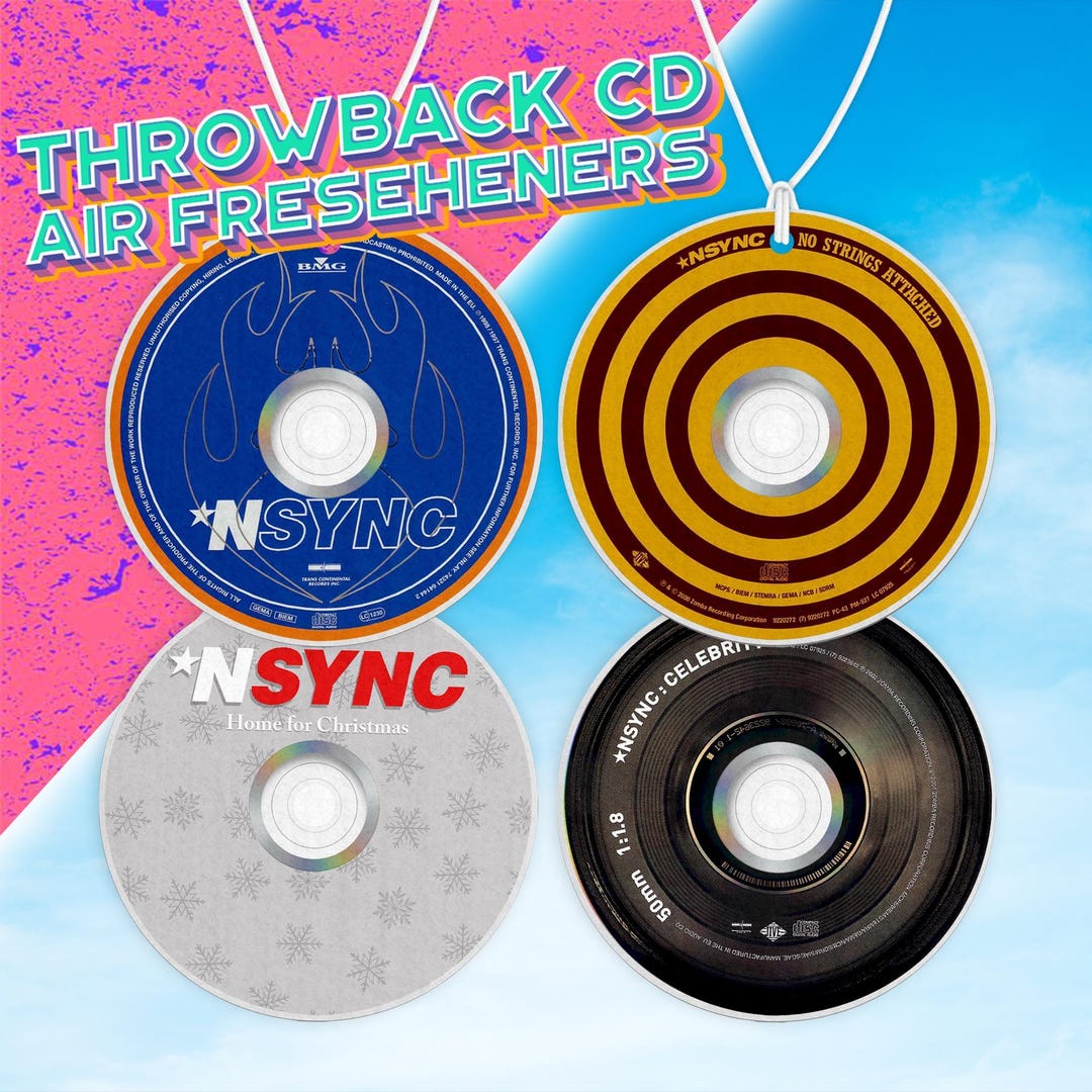 NSYNC CD Car Air Freshener – 90s, Y2K 2000s Throwback, Birthday Gift, Christmas
