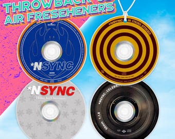 NSYNC CD Car Air Freshener – 90s, Y2K 2000s Throwback,  Birthday Gift, Christmas