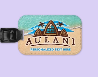 Disney Aulani Hawaii Vacation Custom Personalized Luggage Tag