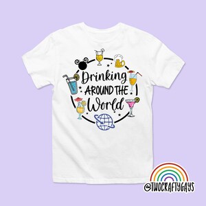Drinking Around the World Shirt (Disney Epcot)