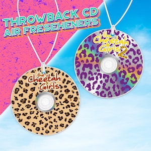 Cheetah Girls CD Car Air Freshener – Disney Channel Y2K 2000s Throwback, Birthday Gift, Christmas
