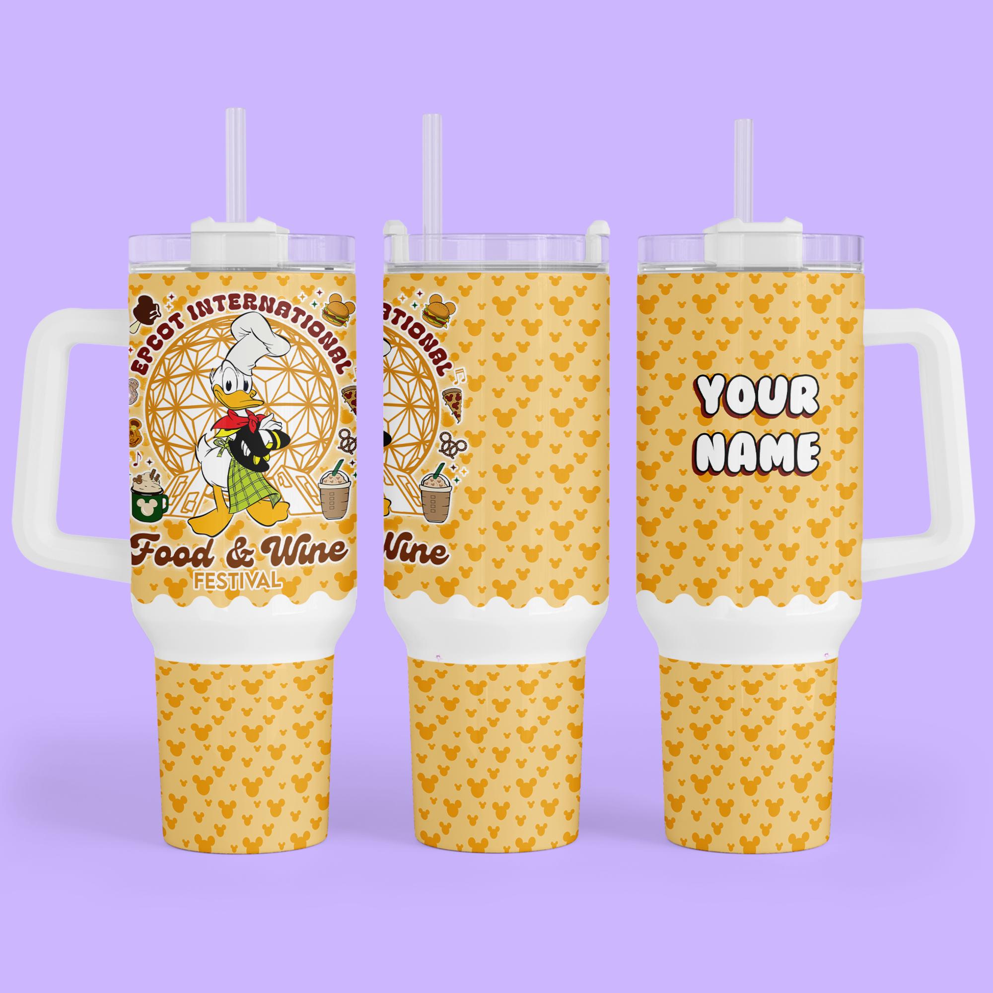 Discover Personalized Disney Epcot Food and Wine 40 oz Tumbler - Gift for  Drinking Around World