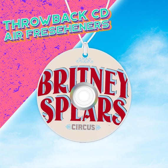 Britney Spears CD Car Air Freshener – 90s, Y2K 2000s Throwback