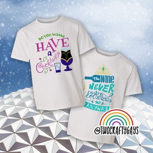 Frozen Shirts (Disney Epcot Drinking Around the World Showcase)