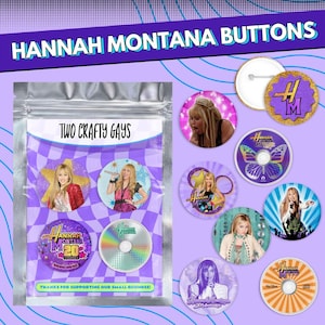 Hannah Montana Badge - Etsy Finland
