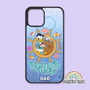 Disney Cruise Line Custom Personalized Phone Case for iPhone & Android (Donald, Wish, Dream, Fantasy, Wonder, Fantasy, Magic, Disney)