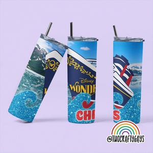 Disney Cruise Line Alaska Personalized Tumbler (Treasure, Fantasy, Wish, Magic, Dream, Adventure, Wonder, Family Vacation, Travel Agent)