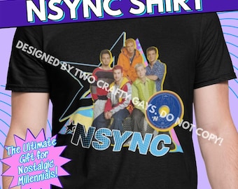 Retro NSYNC Throwback-skjorta från 90- och 2000-talet - Present till nostalgiska millennials