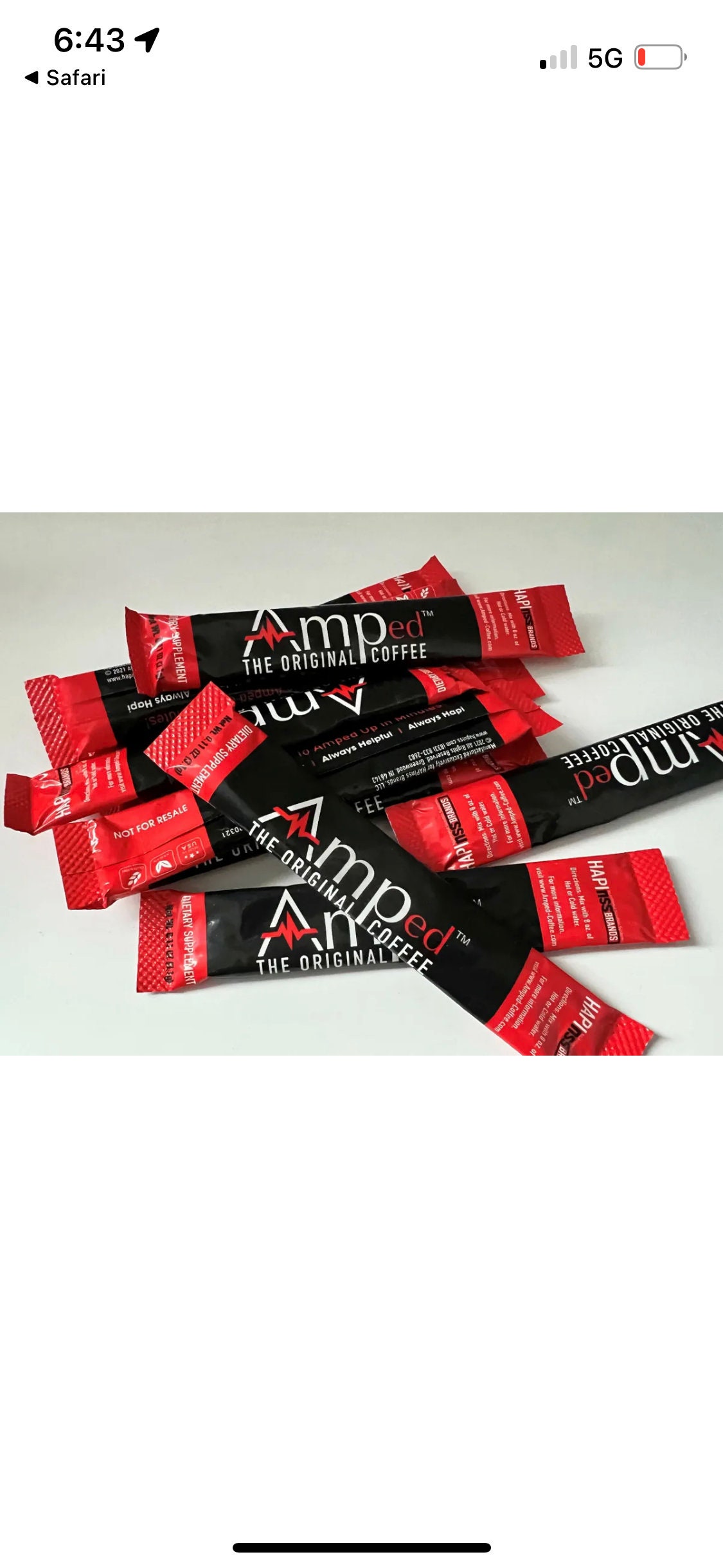 amped coffee weight loss