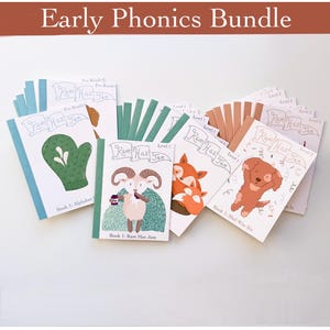 Decodable Reader Book Bundle: Beginner Phonics  - Learn to Read (22 Books)