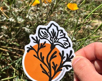 Adesivo in vinile CA Poppy