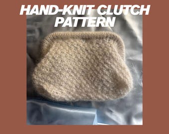 Handgebreid Cloud Clutch-patroon