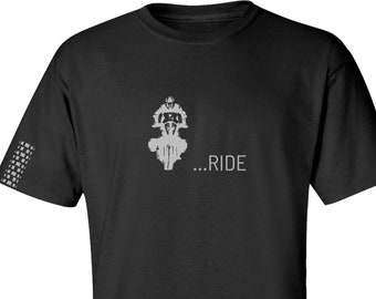 Motorcycles Race Men's Bamboo Viscose/Organic Cotton Short Sleeve Graphic T-Shirt