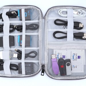 Digital Cable Organizer Travel Bag