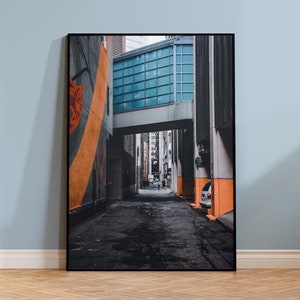 Vancouver Street Photo: Moody Urban Print (Digital Download)