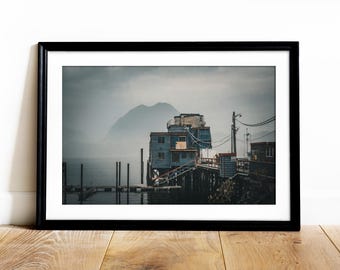 Impresión de la costa de Tofino, fotografía de la costa oceánica, impresiones de la Columbia Británica, isla de Vancouver (descarga digital)