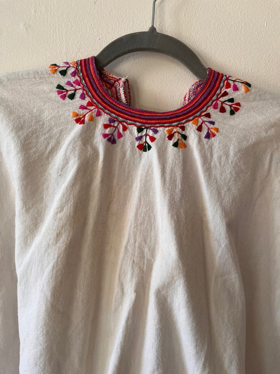 Embroidered linen top - image 6