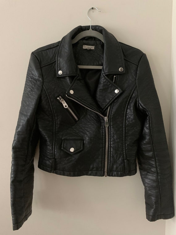 Vintage Faux Leather Jacket