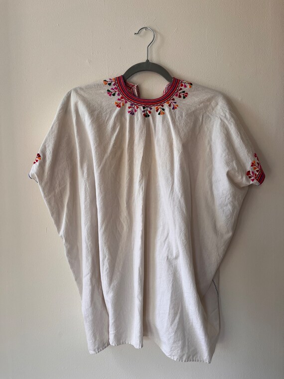 Embroidered linen top - image 7