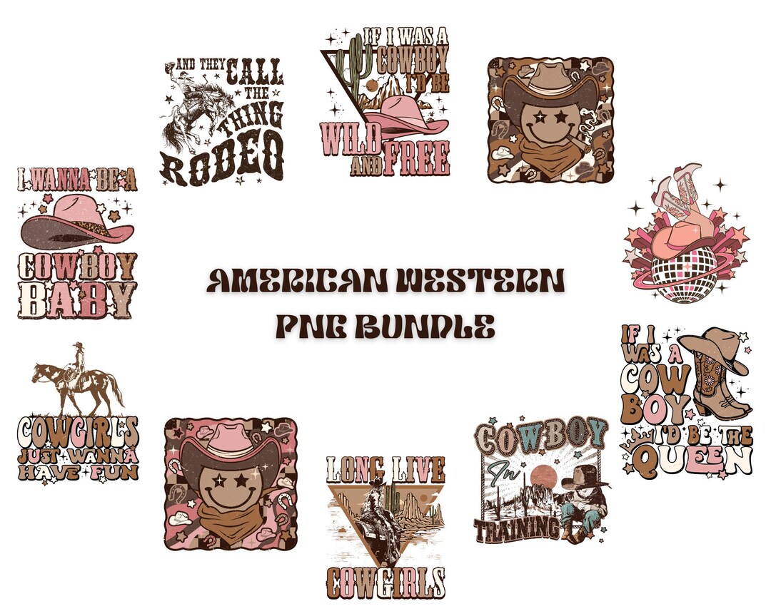 Western Graphics Raicng Cowboy PNG Bundle, Western Graphics (digital Download) - Etsy