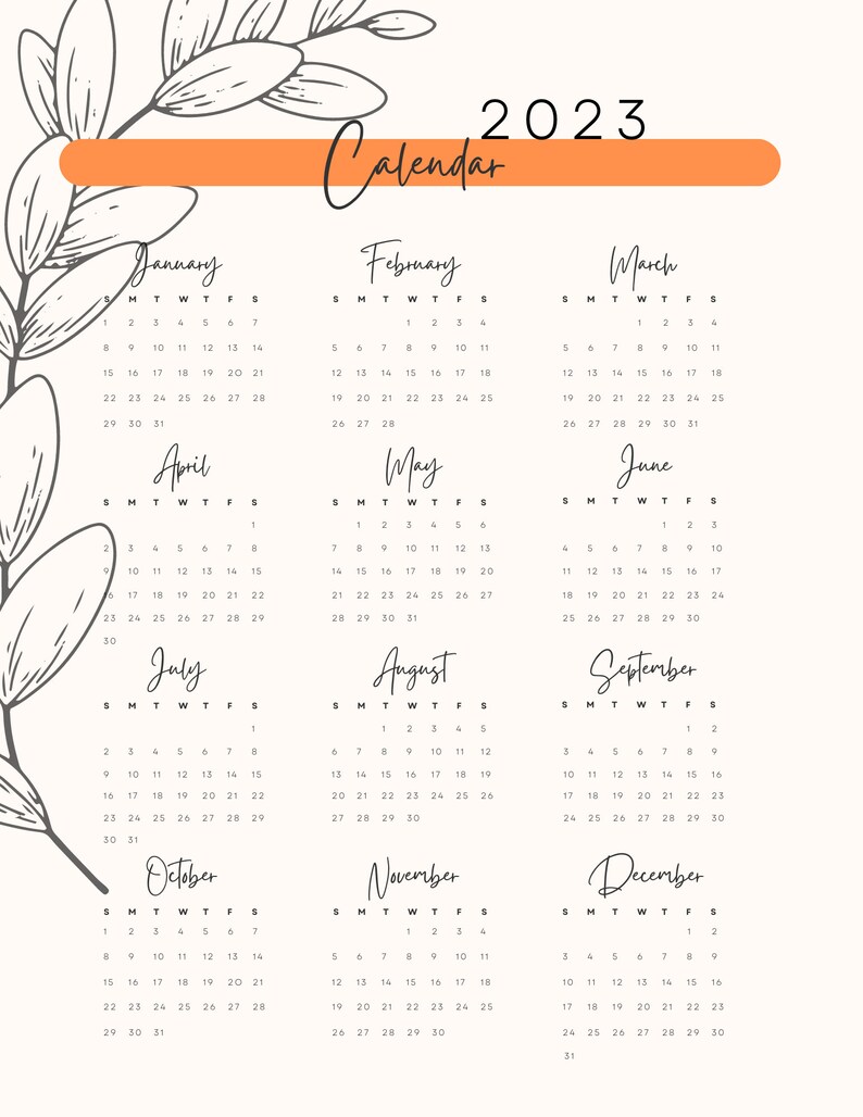 Editable 2023 Digital Planner Daily Planner 8.5X11 - Etsy Hong Kong