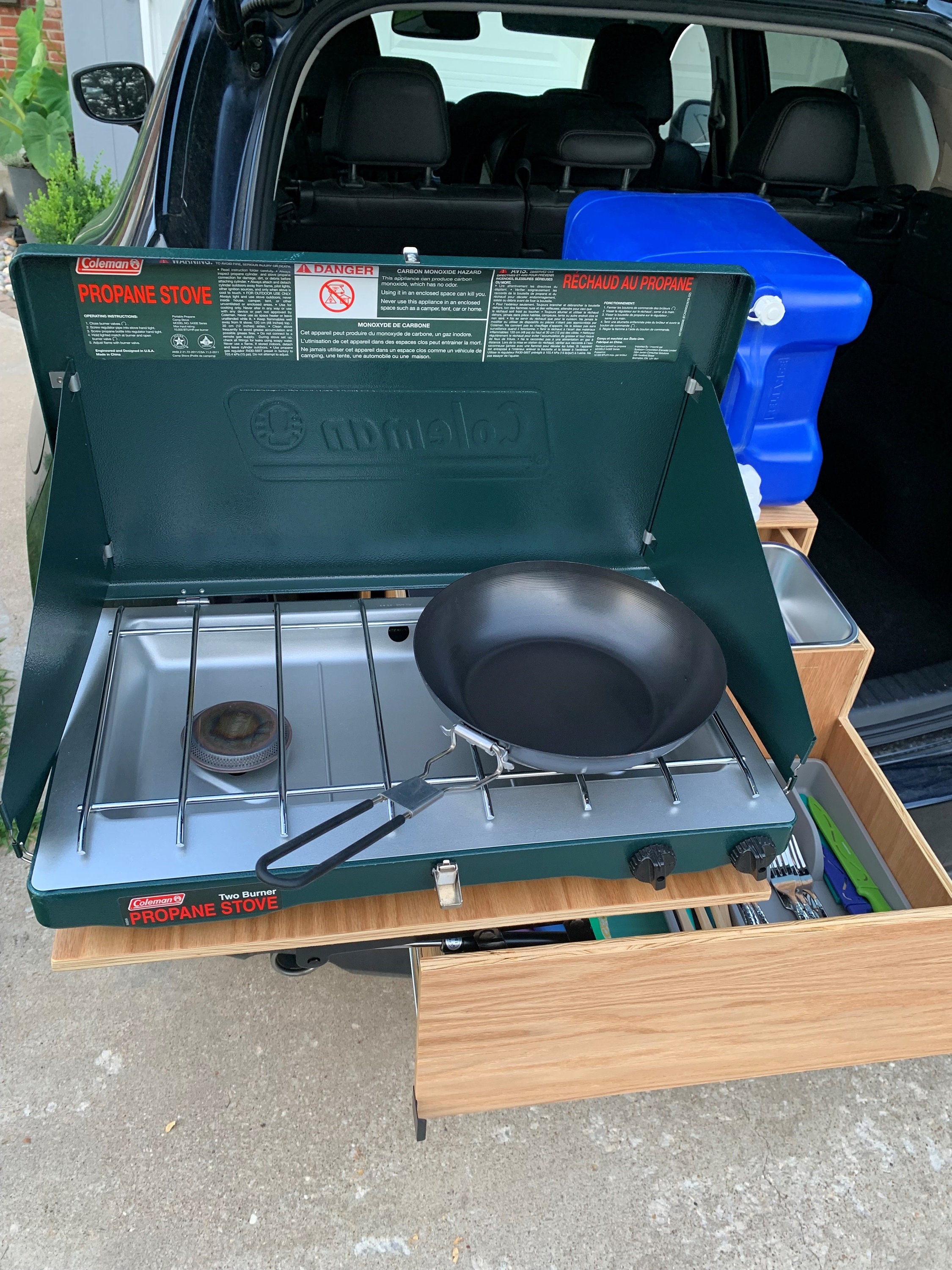 Kitchen Drawer System and Chuck Box for Camping / Overlanding SUV