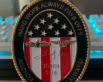 Beautiful Navy Chief Command Master Chief CPO Challenge Coin