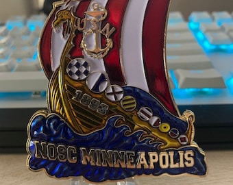 Beautiful Navy Chief NOSC Minneapolis CPO Challenge Coin