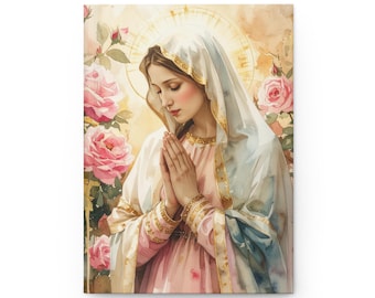 Virgin Mary Journal, Virgin Mary Gift, Catholic Journal, RCIA/OCIA Gift, Catholic Woman Gift, Prayer Diary, Confirmation 1st Communion Gift
