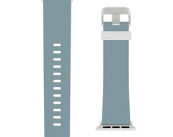 Slate Blue Waterproof Watch Band for Apple Watch | Apple Watch Sports Band | Birthday Gift | Graduation Gift | Minimalist Replacement Strap