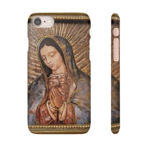 Unsere Liebe Frau von Guadelupe iphone 11 12 13 14 Mini Pro Snap Hüllen, Unsere Liebe Frau Von Guadelupe Telefonhüllen, Katholische Telefonhüllen, Marian Telefonhüllen
