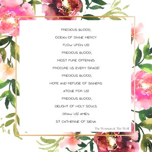 Gebed St. Catharina van Siena: afdrukbare katholieke kunst (digitale download)