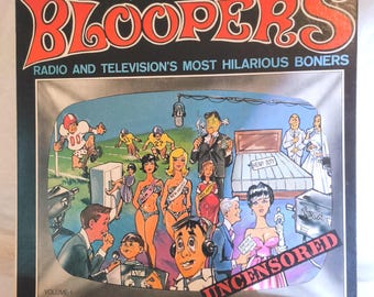 The Best of Bloopers Volume 1 Radio TV Kermit Schafer's Vinyl Record MCA Records, Sports Comedy
