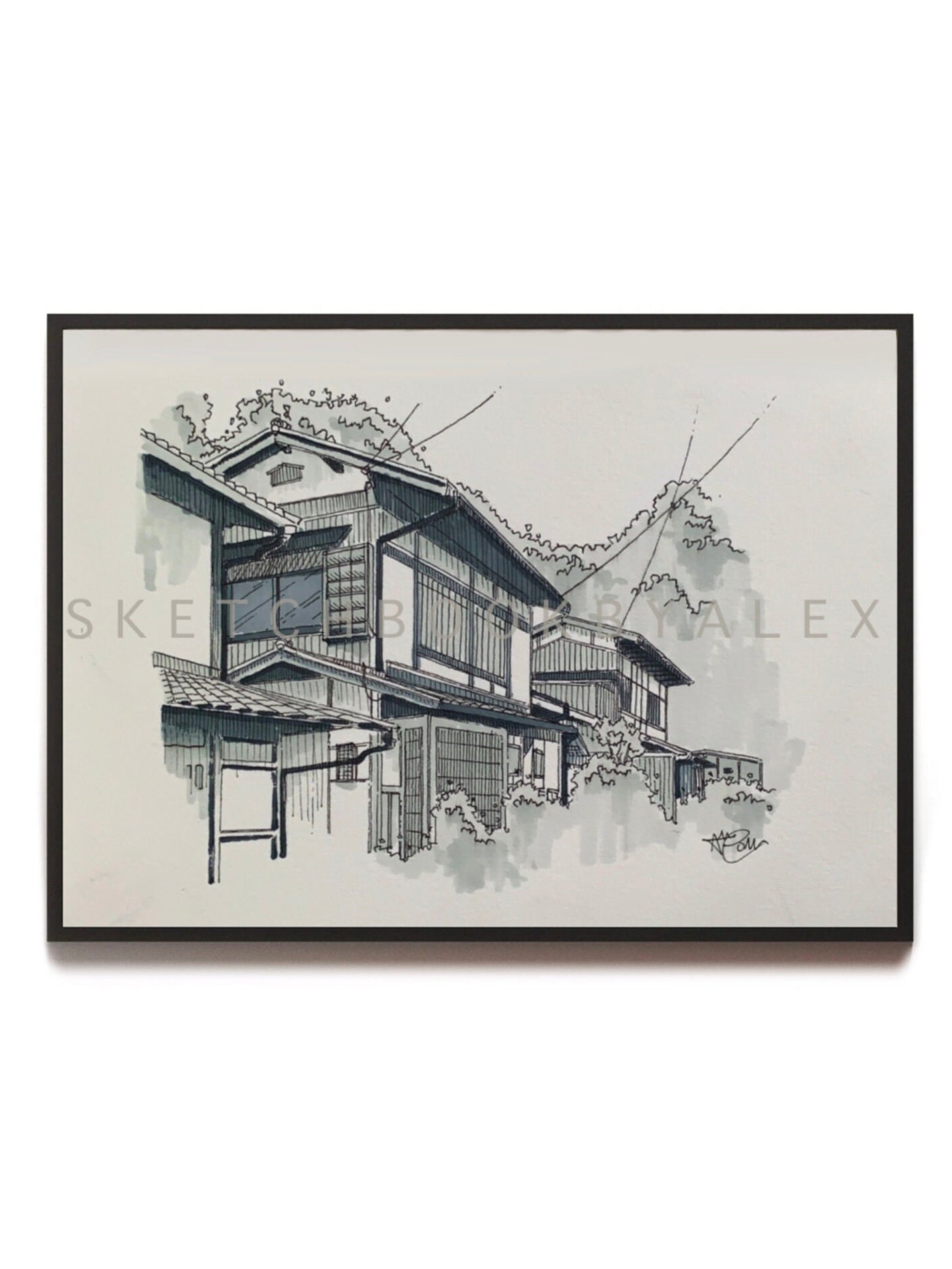 Nostalgic Sceneries! Illustrating Traditional Japanese Houses  MediBang  Paint - the free digital painting and manga creation software