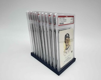 PSA Graded Card Flip Rack (Holds 10 Slabs)