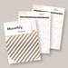 Brown Basic Printable Planner Undated Digital Planner Daily Schedule ...