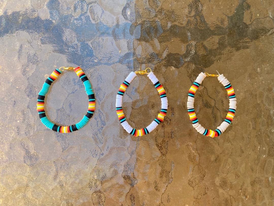 Western Clay Bead Bracelets Etsy