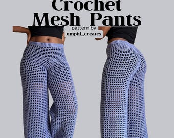 Crochet Mesh Pants | Beach Pants Pattern