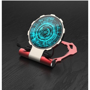 Iron Man Phone Charger Cell Phone Stand Phone Charging Station Charger Station Gifts for Men Marvel Gifts Arc Reactor Gift image 1