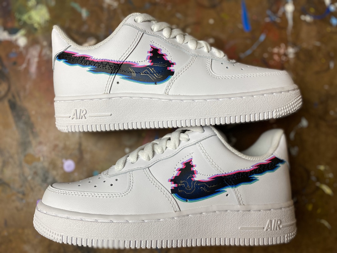 Air force 1 glitch custom sales