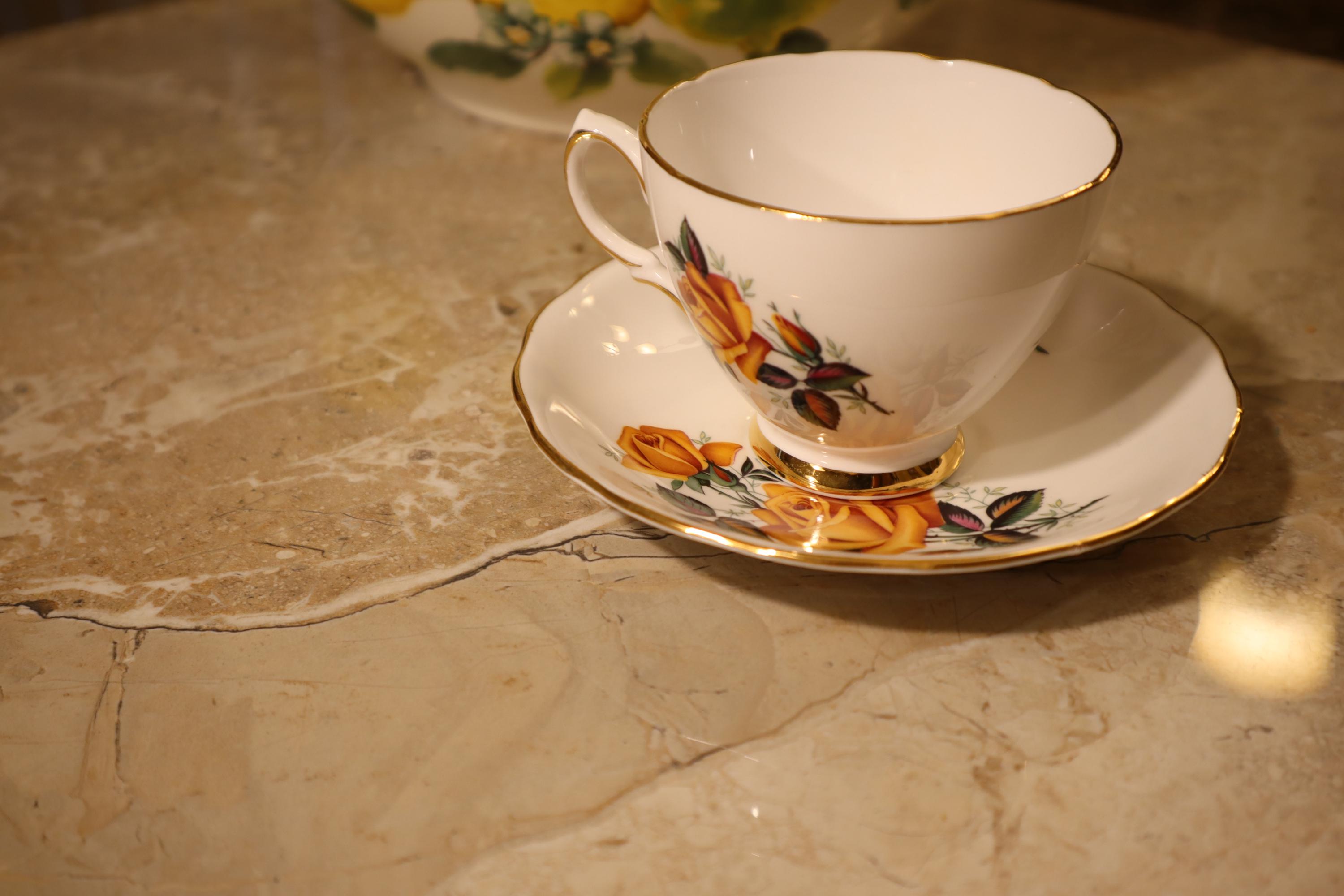 Rose Ridgeway England Vintage Colclough Ridgeway England Teacup & Saucer Fine Bone China ...