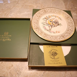 Assiette vintage en porcelaine Lenox USA
