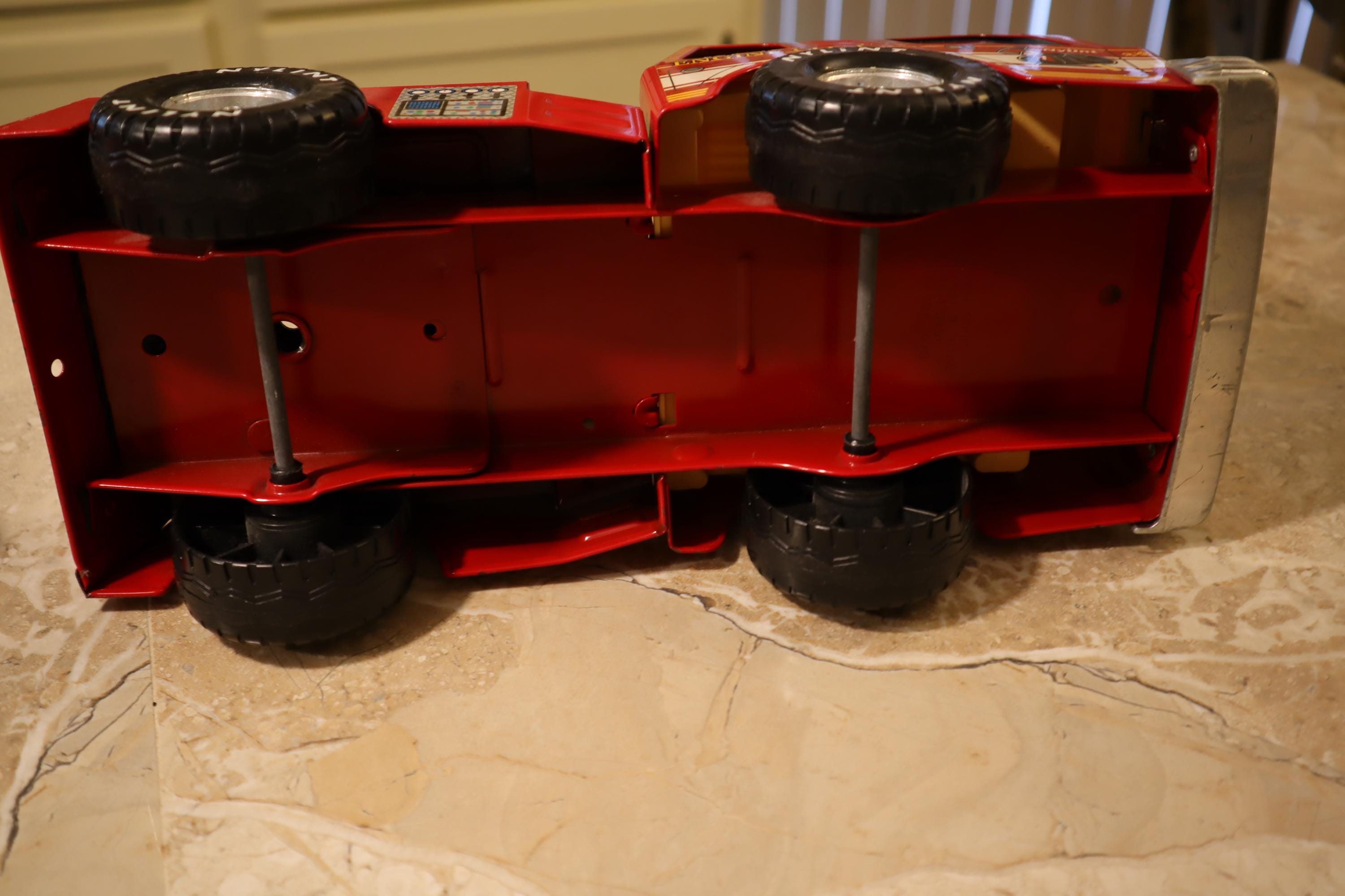Vintage 1972 Nylint USA Fire Truck and Trailer Toy - Etsy