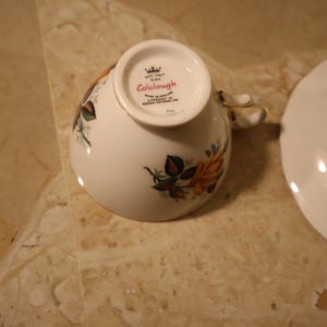 Rose Ridgeway England Vintage Colclough Ridgeway England Teacup & Saucer Fine Bone China ...