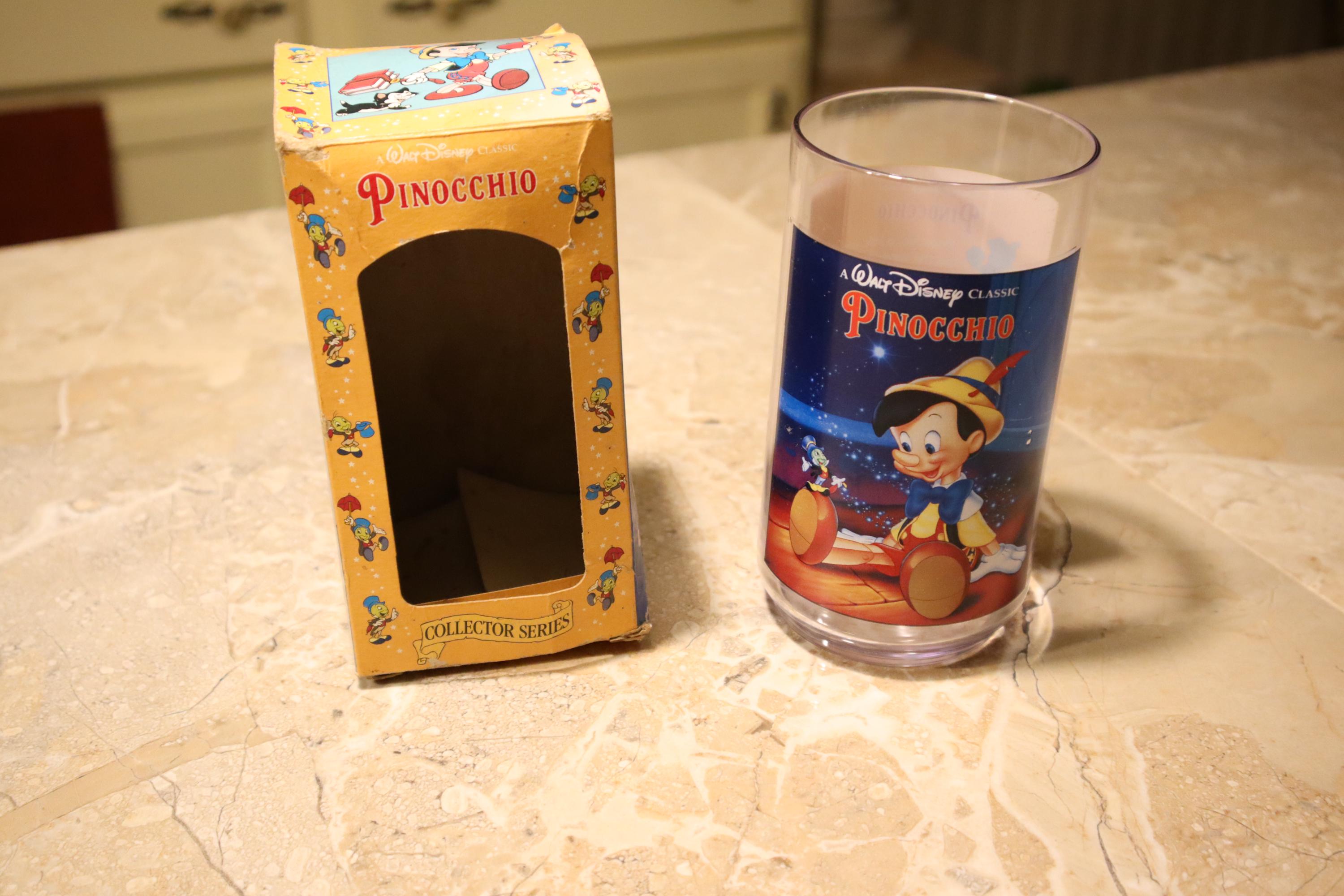 超貴重❣️Walt Disney Pinocchio 1940 ガラス製置物 Vintage Glass