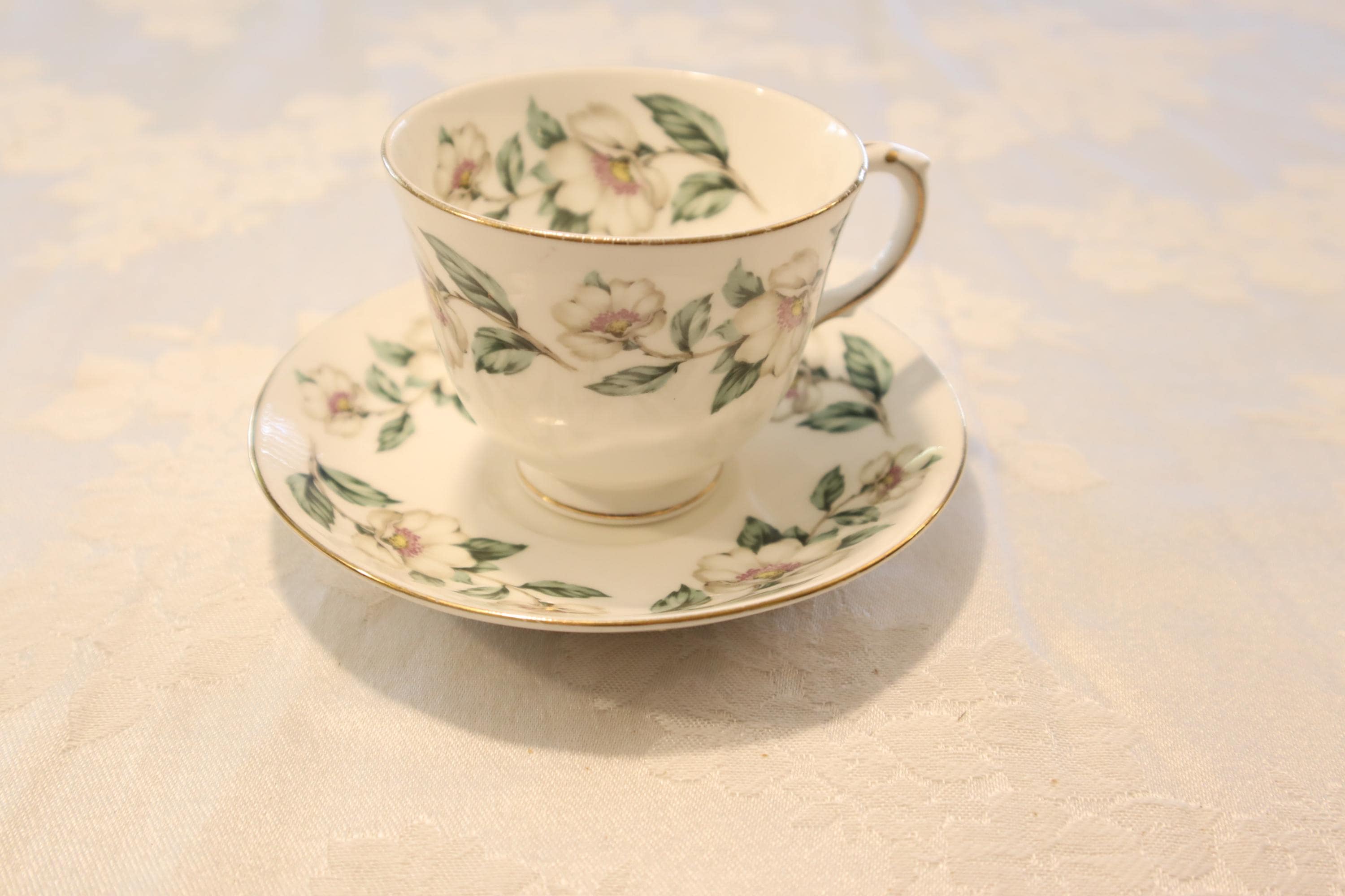 Crown Staffordshire Rose - Etsy