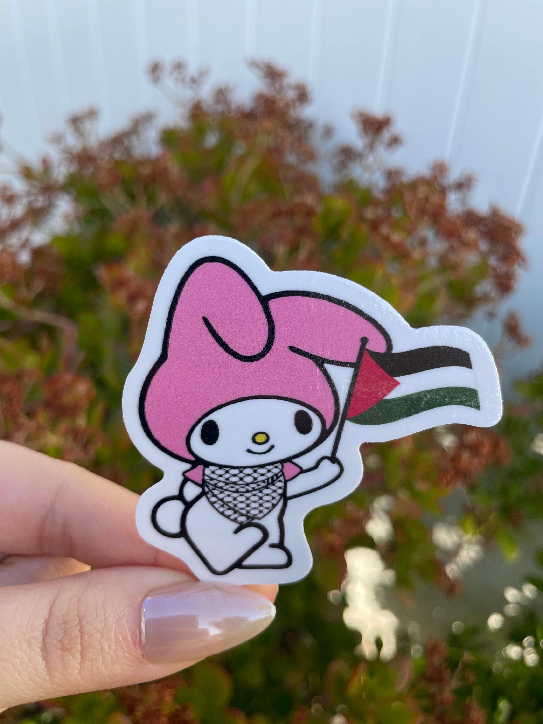 Falastini My Melody Sticker, Palestinian My Melody , Palestine