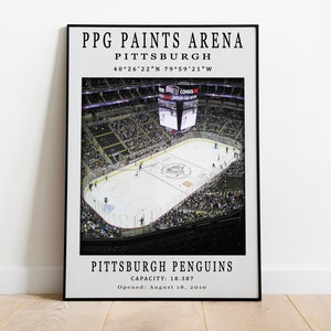 Pittsburgh Penguins PPG Paints Arena Framed Panoramic Picture