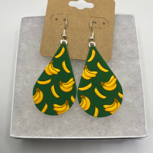 Banana earrings